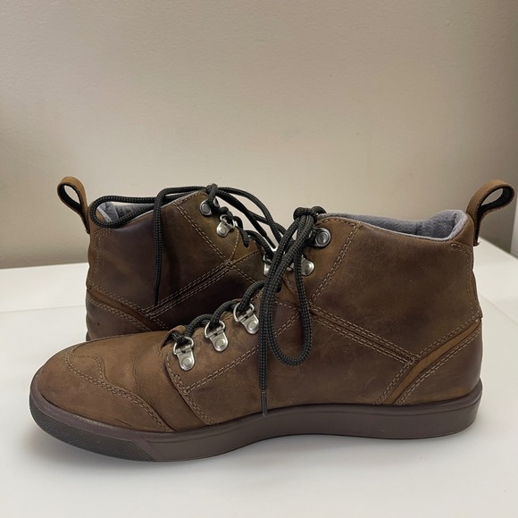 Keen Boots Mens 9.5 Brown Winterhaven Waterproof Insulated Leather Winter Snow